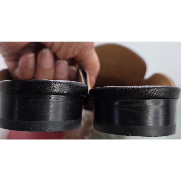 Tory Burch Amelia Backless Loafer Mule Flat Black Leather Size 6.5 Elegance - Picture 8 of 8